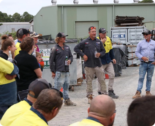 Team Meeting Outdoors